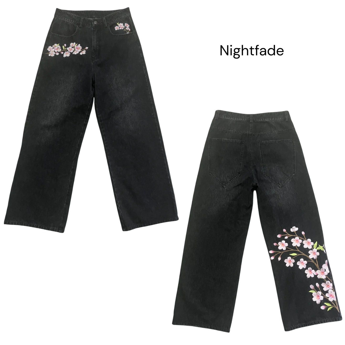 Unisex Sakura Zip Up & Jeans