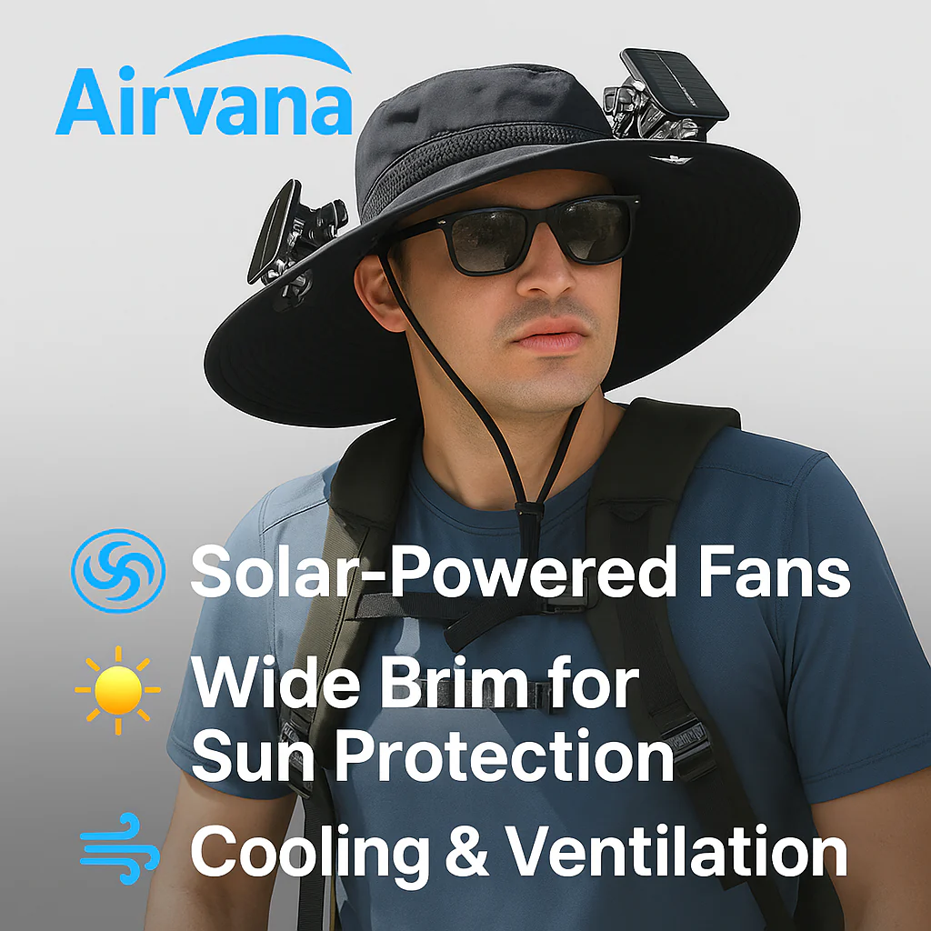 Solar-Powered Cooling Hat