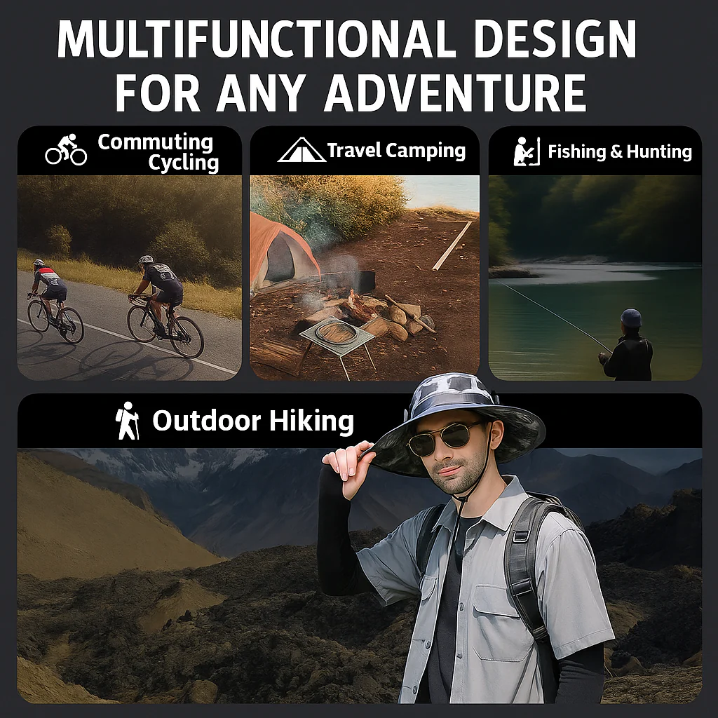 Solar-Powered Cooling Hat