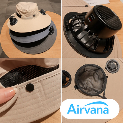 Solar-Powered Cooling Hat