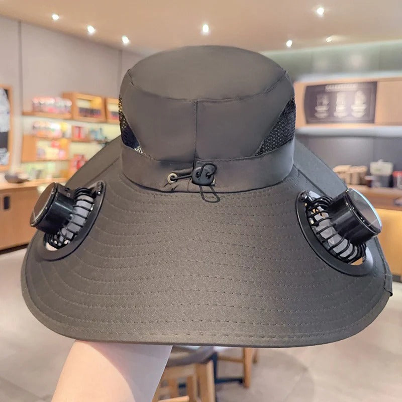 Solar-Powered Cooling Hat