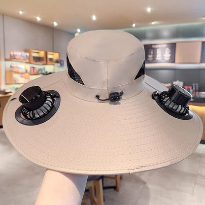 Solar-Powered Cooling Hat