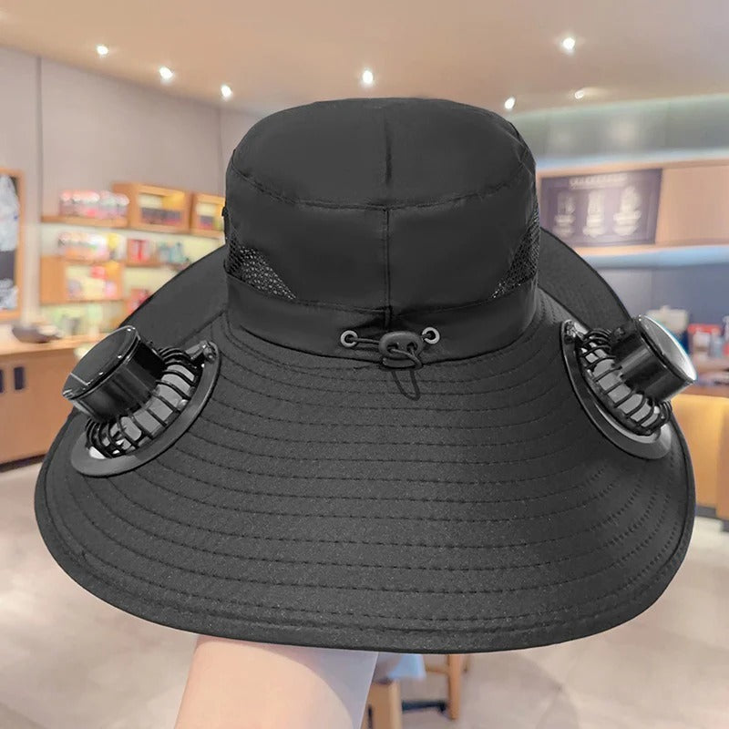 Solar-Powered Cooling Hat