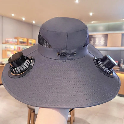 Solar-Powered Cooling Hat