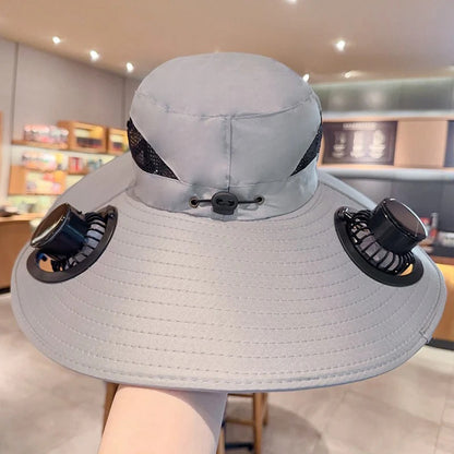 Solar-Powered Cooling Hat